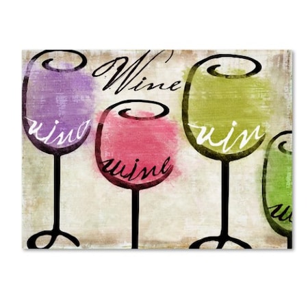 Color Bakery 'Wine Tasting III' Canvas Art,14x19